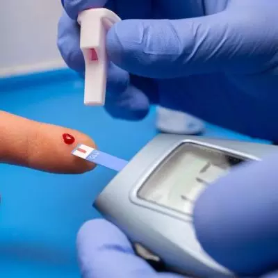 cbc test is done on fully automatic 6 part hemoanalyzer from japan